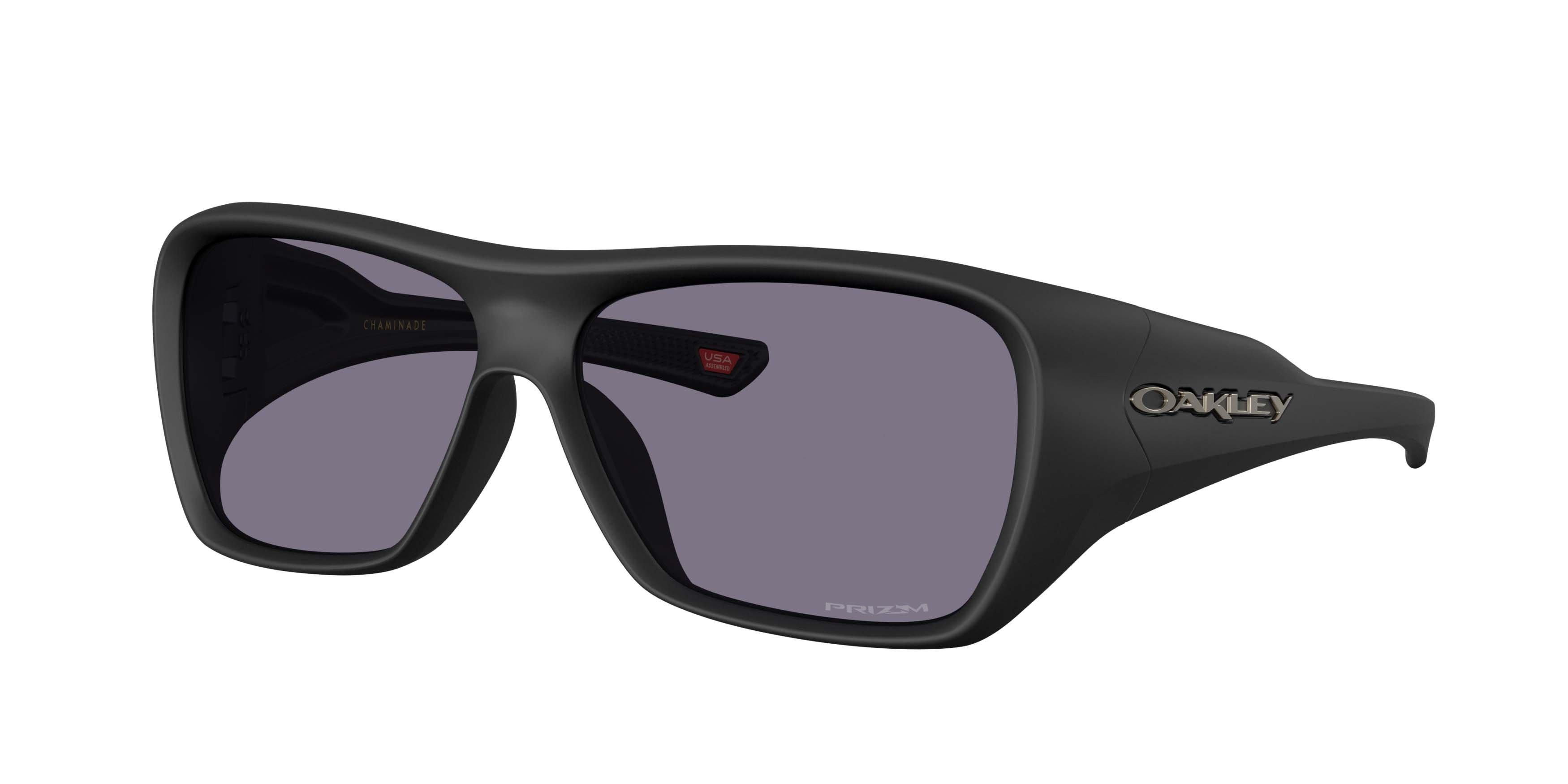 Oakley Chaminade Prizm Grey Sunglasses - Black Suede - BLACK